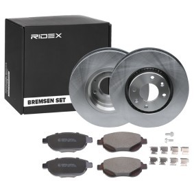 RIDEX 3405B1420 Bromssats PEUGEOT 207 SW (WK_) 1.6 110 hk Bensinmotor