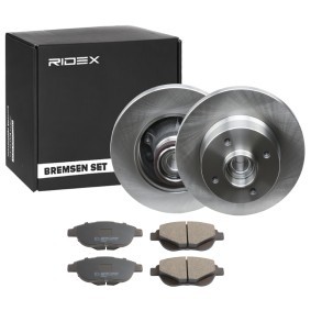 RIDEX 3405B1506 Bromssats PEUGEOT 207 SW (WK_) 1.6 90 hk Diesel