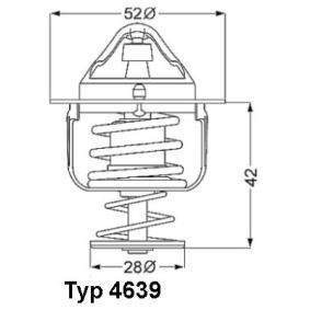 WAHLER 4639.82D Termostat MAZDA PREMACY (CP) 2.0 131 hk Bensinmotor
