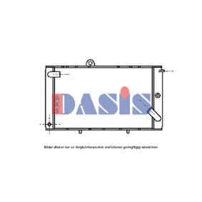 Kühler, Motorkühlung 010350N für ALFA ROMEO