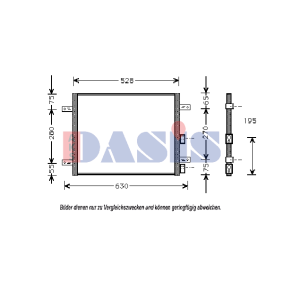 Klimakondensator 012300N für ALFA ROMEO