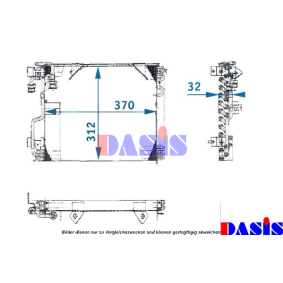 Achetez des Condenseur, climatisation AKS DASIS 051890N à prix pour 317,82&nbsp;&euro;