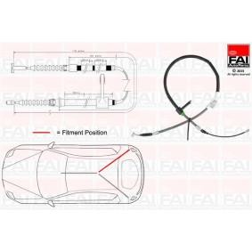 FAI AutoParts FBC0003 Handbremsseil ALFA ROMEO 156 (932) 2.5 190 PS Otto