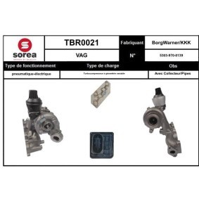 Compre Turbocompressor da SNRA TBR0021 a um preço baixo por 542,07&nbsp;&euro;