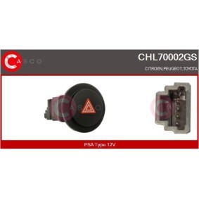 CASCO CHL70002GS Interruptor piscas de emergência TOYOTA