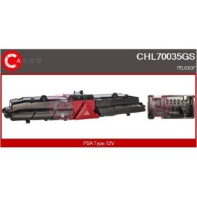 CASCO CHL70035GS Katastrofeblinkkontakt PEUGEOT