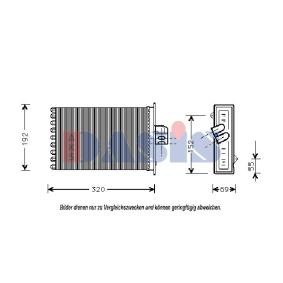 Wärmetauscher 529006N für CHRYSLER