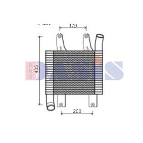 AKS DASIS 567002N Intercooler HYUNDAI TERRACAN