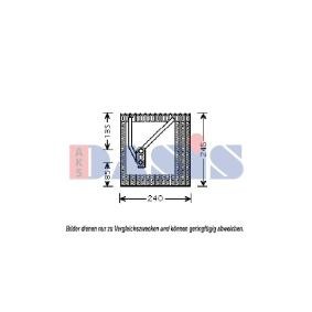 Acquista Evaporatore climatizzatore da AKS DASIS 820283N a buon mercato per soli 91,33&nbsp;&euro;