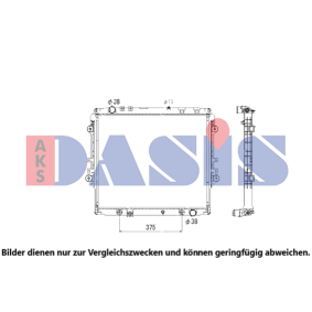 AKS DASIS 820870N Klimaverdampfer PORSCHE