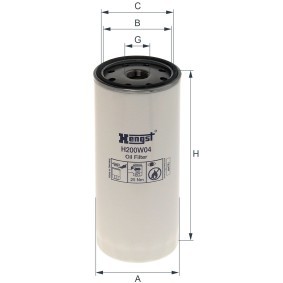 Osta Öljynsuodatin HENGST FILTER:llä H200W04 edullisesti hintaan 26,30&nbsp;&euro;