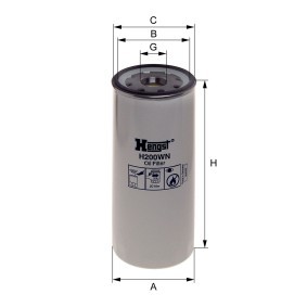 Osta Öljynsuodatin HENGST FILTER:llä H200WN edullisesti hintaan 28,09&nbsp;&euro;