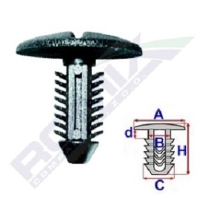 ROMIX C10018 Zierleisten CITROËN Xantia Schrägheck (X1_, X2_)