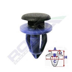 ROMIX C60141 Moldura de puerta RENAULT