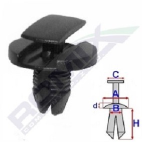 ROMIX C60151 Stoßstangenhalter CITROËN BERLINGO Kasten (B9)