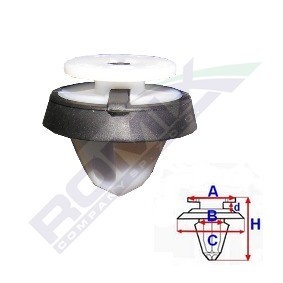 ROMIX C60438 Moldura de puerta SEAT