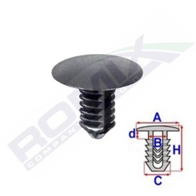 ROMIX C70509 Moldura de puerta SEAT