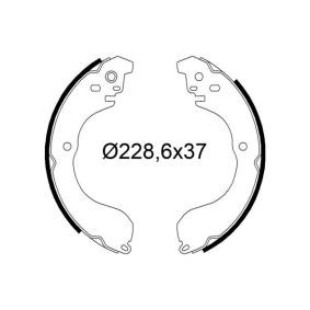 VALEO 564296 Maxilas de travão JEEP COMPASS (MK49) 2.1 163 cv Diesel