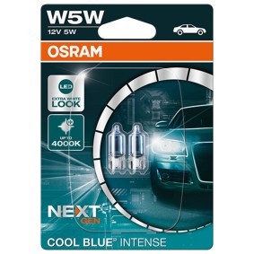 OSRAM 2825CBN-02B Glødelampe nummerskiltlys MAZDA 323 F 6 (BJ) 1.6 95 hk Bensinmotor