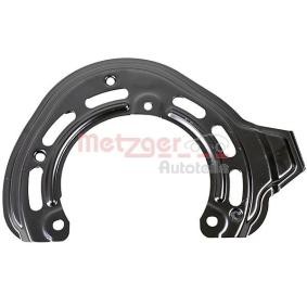 METZGER 6115461 Chapa protectora de disco de freno OPEL