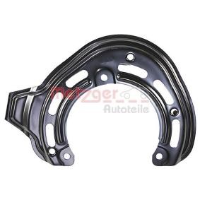 METZGER 6115462 Chapa protectora de disco de freno OPEL