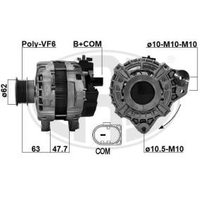 ERA 209627 Lichtmaschine VOLVO XC60 II (246) 2.0 190 PS Otto