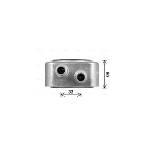 AVA COOLING SYSTEMS RT3678 Ölkühler RENAULT MEGANE 3 Grandtour (KZ0/1) 1.9 131 PS Diesel