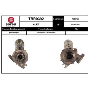 Compre Turbocompressor da SNRA TBR0392 a um preço baixo por 482,11&nbsp;&euro;