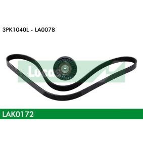 Compre Jogo de correias trapezoidais estriadas da LUCAS LAK0172 a um preço baixo por 48,70&nbsp;&euro;