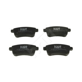 HART 253 766 Bremsbeläge RENAULT Megane 4 Schrägheck (B9A/M/N_) 1.6 160 PS Hybrid