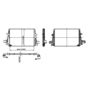 HART 612 547 Ladeluftkühler ALFA ROMEO 159 Sportwagon (939) 2.4 200 PS Diesel