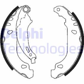 DELPHI LS1844 Bremsbacken RENAULT THALIA 2 (LU1/2) 1.5 64 PS Diesel