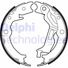 DELPHI LS2025 Ganasce freno a mano CHEVROLET Epica KL1 2.0 128 CV Motore a ciclo otto