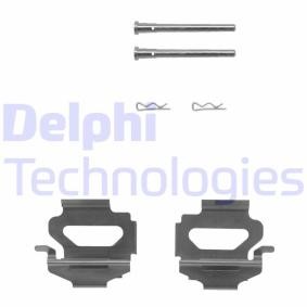DELPHI LX0149 Kit accessori, pastiglia freno FORD Escort '91 Express (AVF)