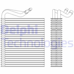 DELPHI TSP0525202 Evaporatore climatizzatore MINI