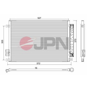JPN 60C9099-JPN Radiatore aria condizionata FIAT PANDA