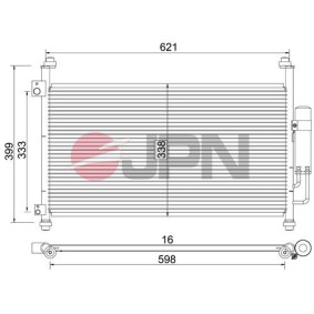 JPN 60C9101-JPN Radiatore aria condizionata HONDA