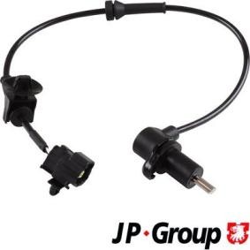 JP GROUP 6397104180 Capteur ABS CHEVROLET Aveo / Kalos 3/5 portes (T250, T255) 1.2 72 CV Essence