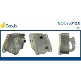 SANDO SOC75012.0 Radiatore olio BMW 3 Coupe (E92) 1.6 122 CV Motore a ciclo otto
