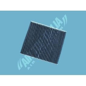 ASTER AS2549 Filtre d'habitacle CHRYSLER SEBRING Décapotable (JS) 2.0 140 CV Diesel