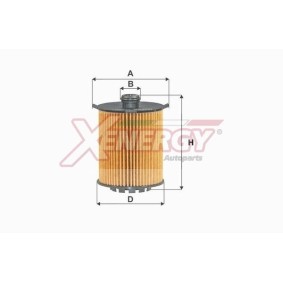 AP XENERGY X1596624 Filtro olio VOLVO S60 III (224) 2.0 190 CV Motore a ciclo otto