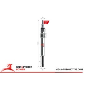 MEHA AUTOMOTIVE MH70197 Glödstift MERCEDES-BENZ C-klass T-modell (S202) 2.5 150 hk Diesel