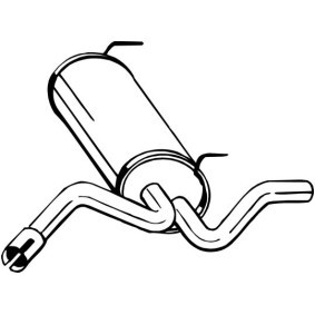 Endschalldämpfer 22.073 für CRUZE (J300) für CHF 62.64