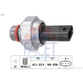 FACET 25.0007 Kraftstoffdrucksensor VOLVO XC60 II (246) 2.0 150 PS Diesel