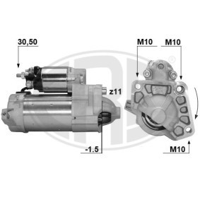 ERA 221038A Anlasser VOLVO XC40 (536) 2.0 190 PS Otto