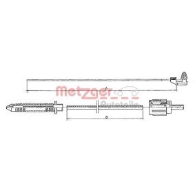 METZGER 10.0381 Bowdenzug RENAULT RAPID Kasten (F40_, G40_)