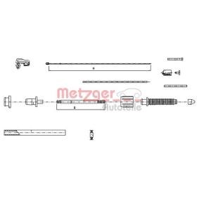 METZGER 10.0382 Bowdenzug RENAULT ESPACE 2 (J/S63)
