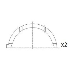 FAI AutoParts BT3044-STD Pulegge albero a gomiti LAND ROVER DEFENDER