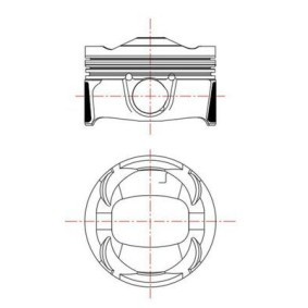 MAHLE 039 PI 00135 000 Pistone PEUGEOT 208