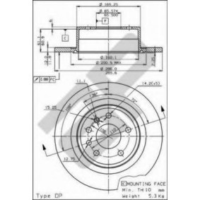 Køb Bremseskive af METZGER 14508 til den lave pris 395,78&nbsp;kr.